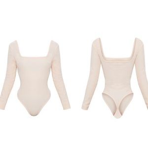 Square neck bodysuit